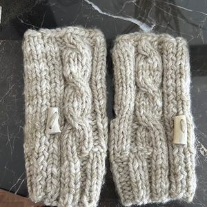 Hand Crafted fingerless knit gloves